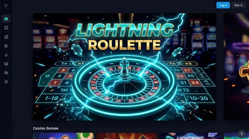 Lightning Roulette live casino on Diamondexch9